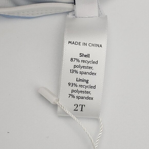 Andie Swim Bikini Set Toddler Girls' 2T Sky Stripe Blue NWT Summer Vacation Fun - Picture 6 of 10